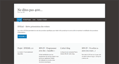 Desktop Screenshot of neditespas400.com